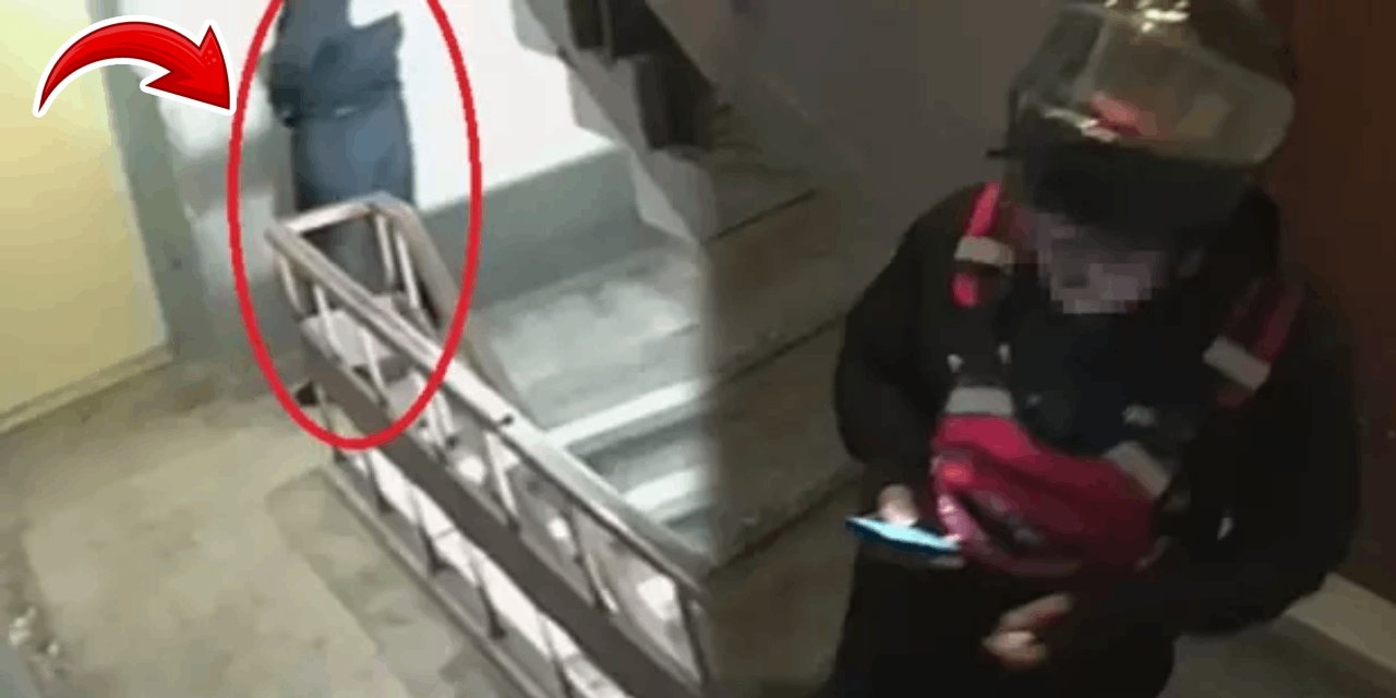 Kayseri'de bir kurye siparişi bıraktı skandalı patlattı! Binaya tuvaletini yapıp gitti