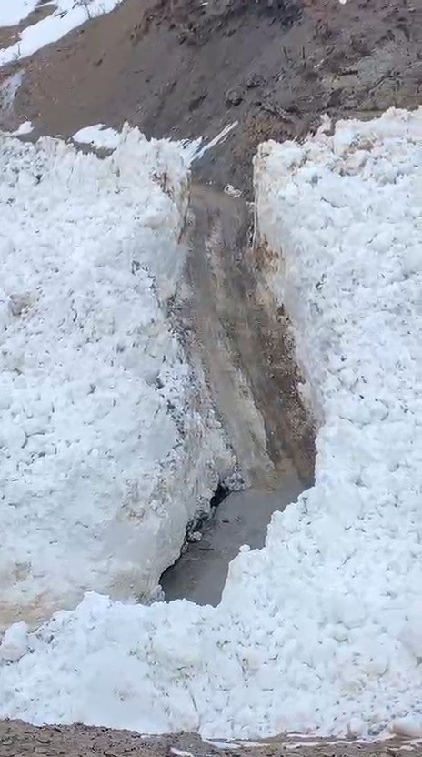 Bitlis'te çığ düştü