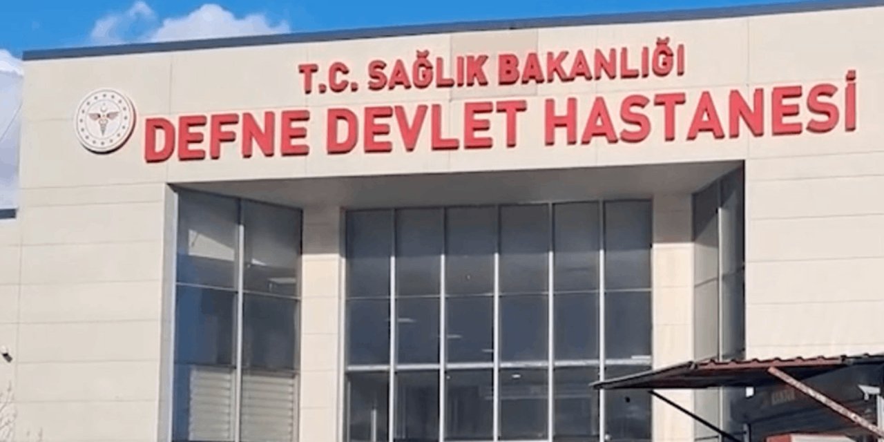 Defne Devlet Hastanesi sular altında: Hizmetler geçici olarak durduruldu