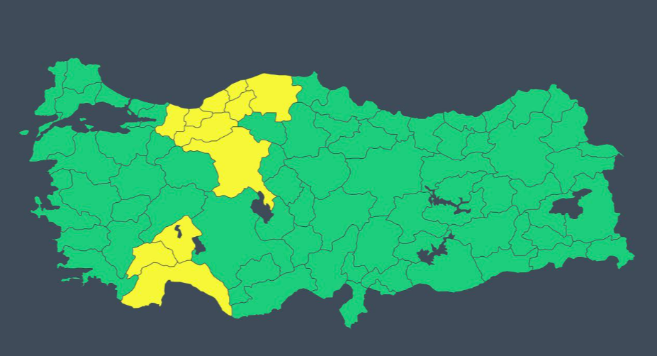 AFAD riskli illeri açıklayarak uyardı! Bölgelerde alarm verildi