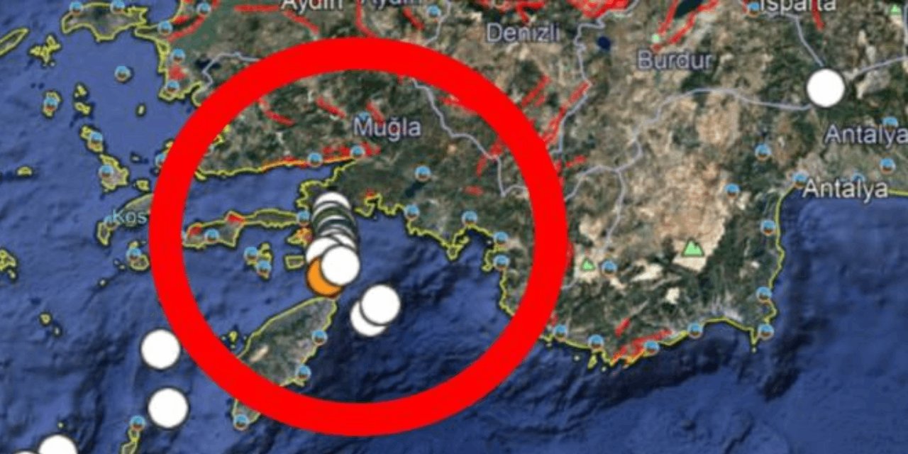 Muğla'da korkutan deprem!