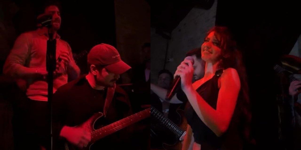 Çağatay Ulusoy’dan sevgilisine sürpriz: Doğum gününde sahneye çıkıp gitar çaldı