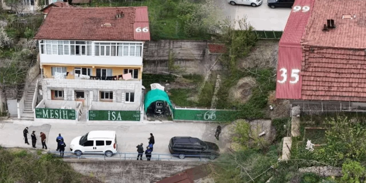 Karabük'te şok olay: Kendini 'Mesih' ilan eden şahıs evinin çevresine Peygamber 66, İsa ve 35 yazdı