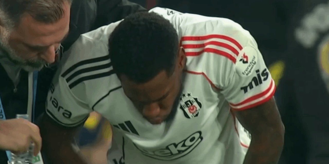 Fenerbahçe Beşiktaş maçında korkunç sakatlık: Kafa travması geçirdi