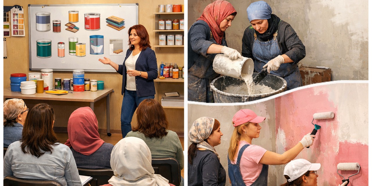 Eskişehir’de kadınlara yönelik alçı ve boya kursu açılıyor