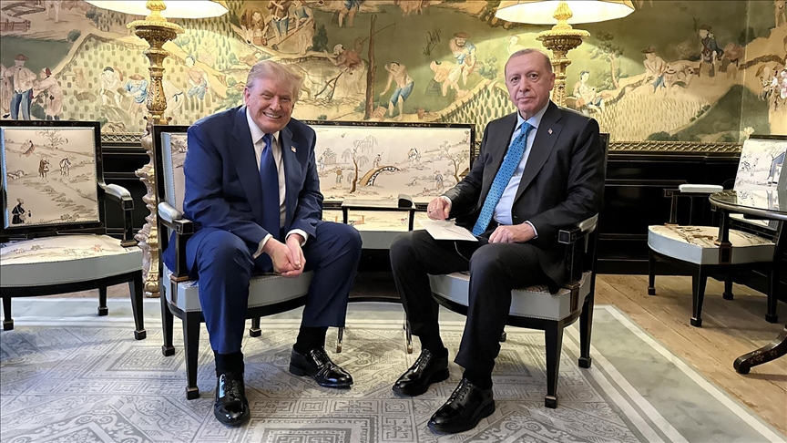 Erdoğan Trump ile görüştü