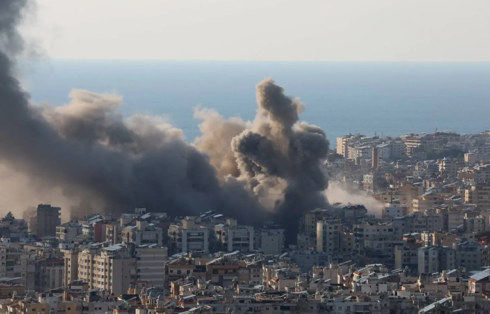 Beyrut sokakları cehenneme döndü