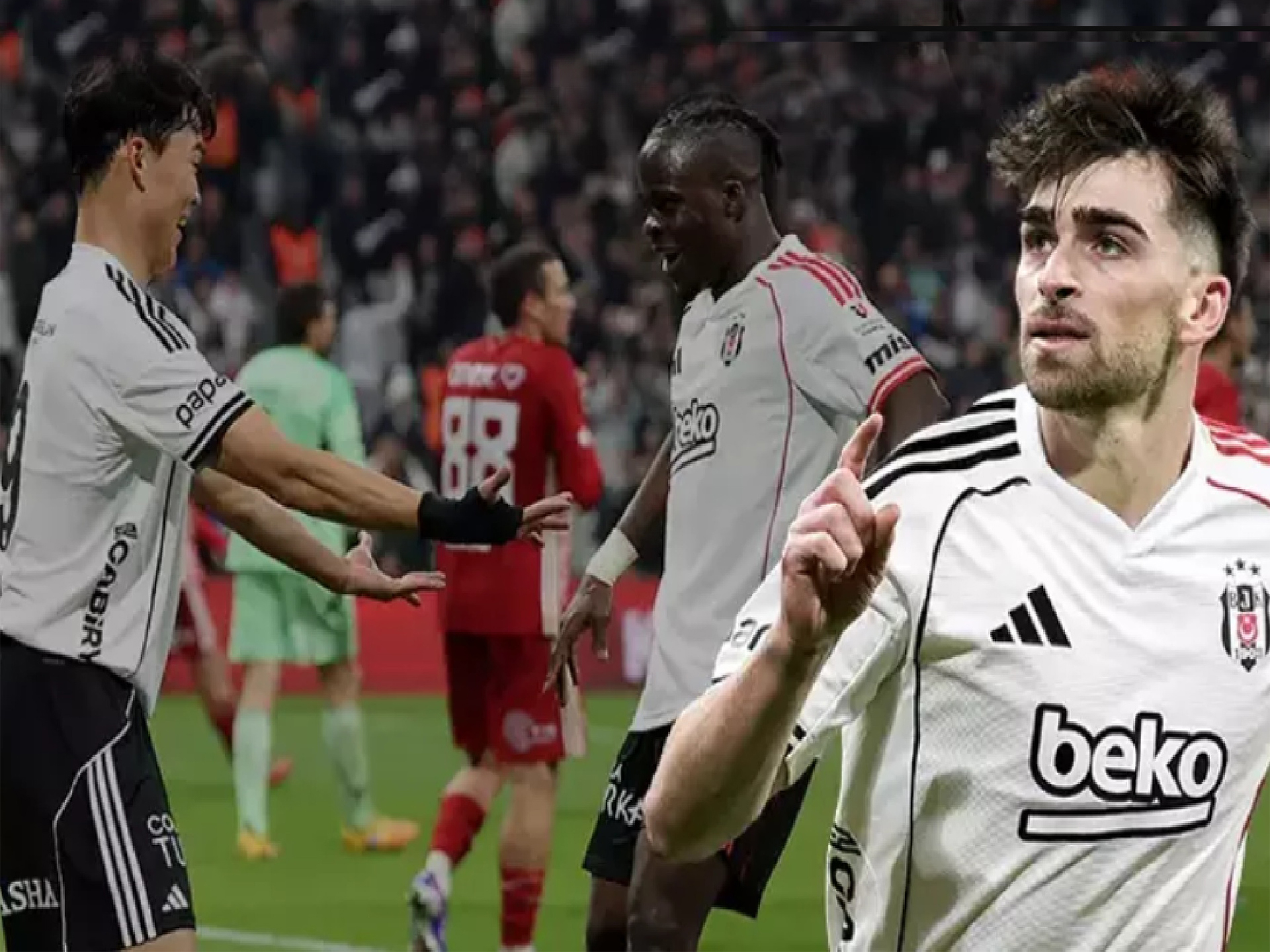 Bol gollü maçın galibi Beşiktaş oldu