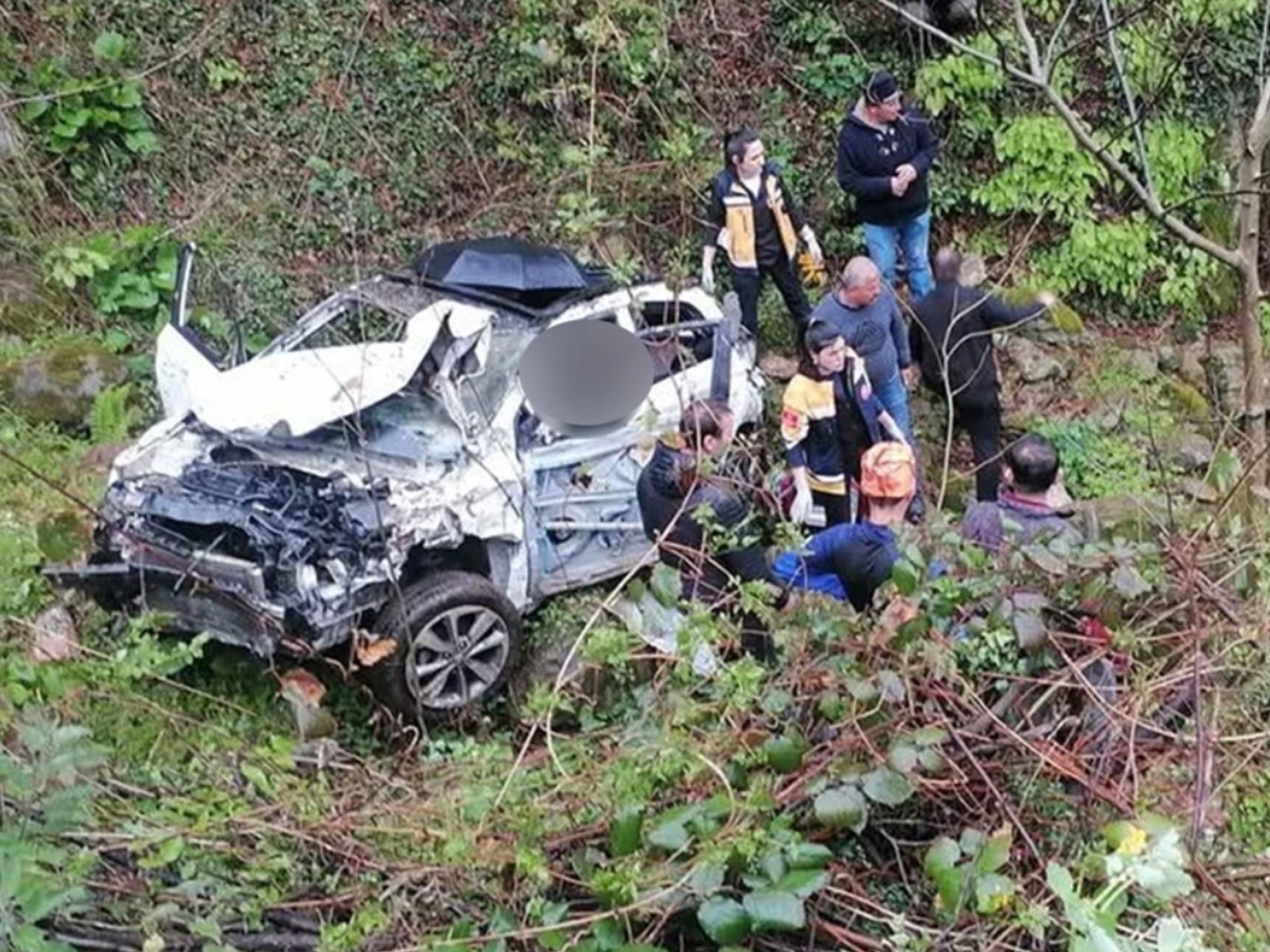 Ordu'da yürek burkan kaza: Baba ve kızı hayatını kaybetti