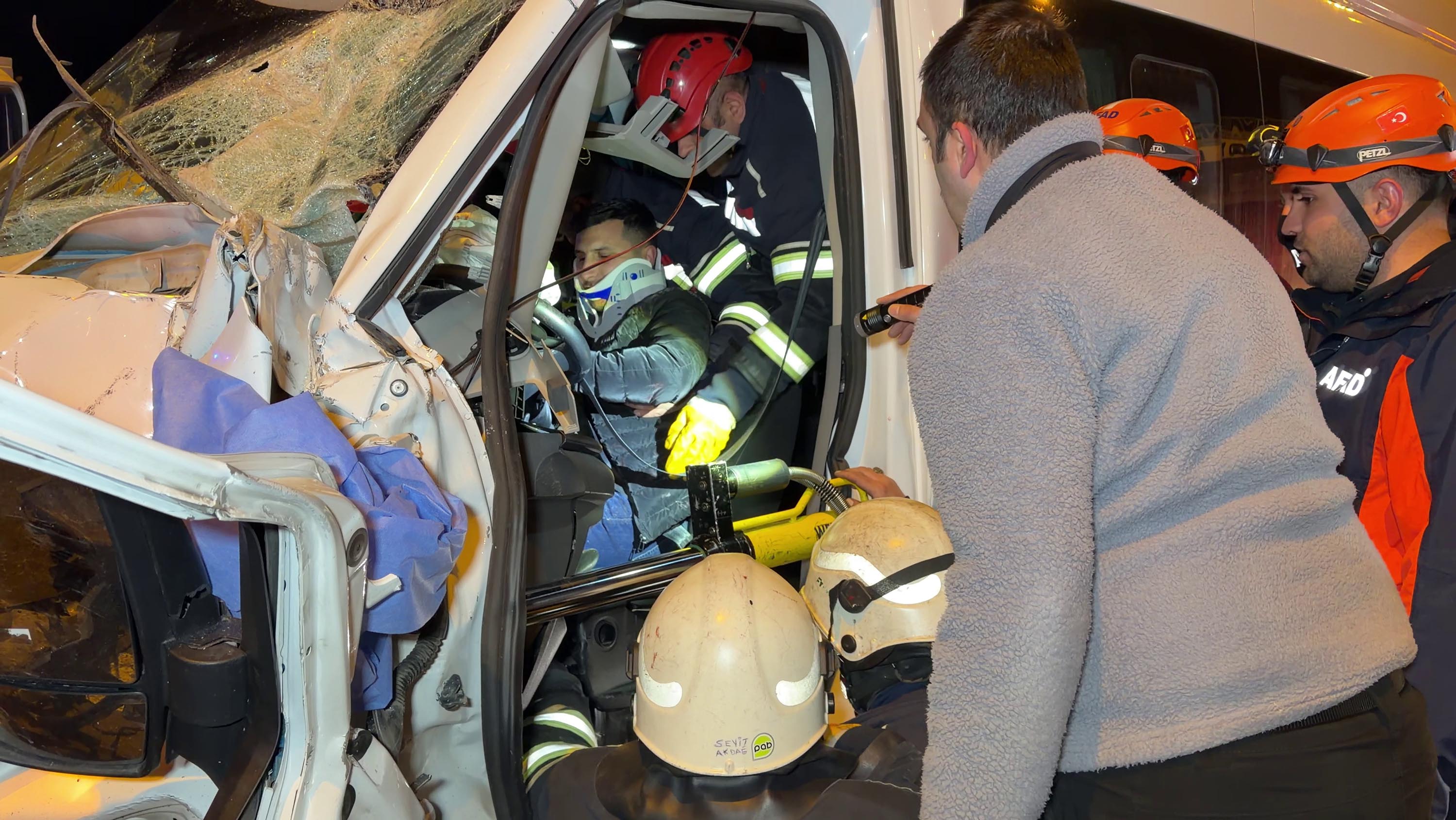 Erzurum'da aynı yolda 4 farklı kaza meydana geldi