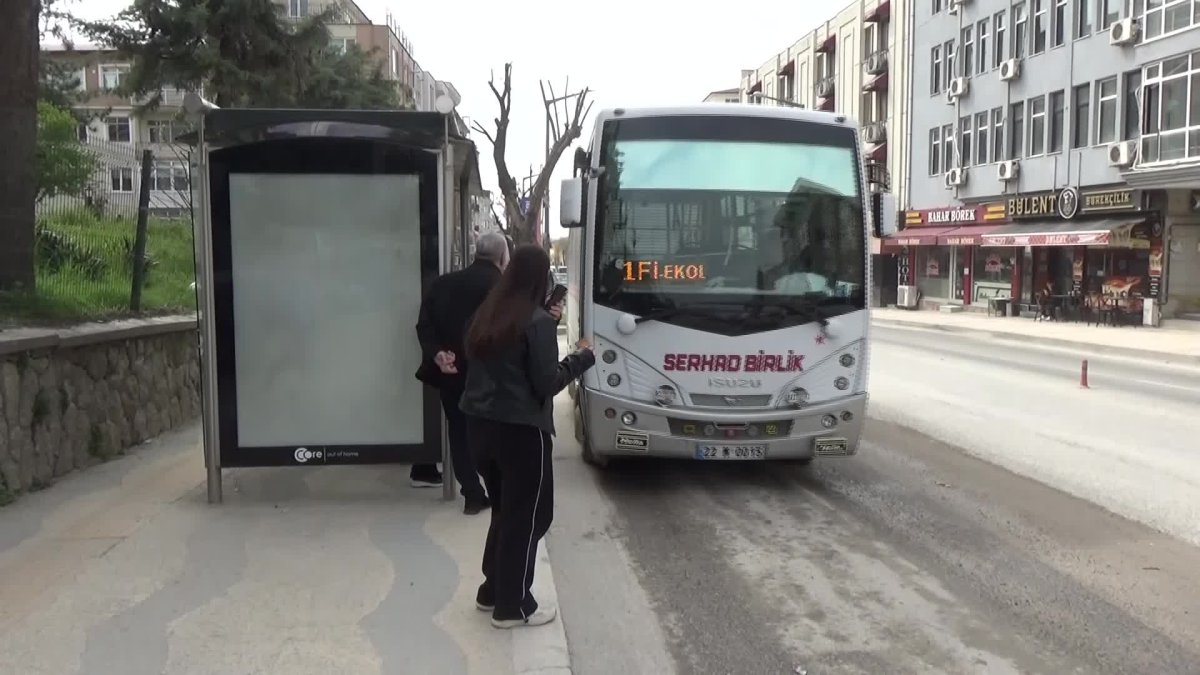 Edirne'de toplu ulaşıma zam talebi