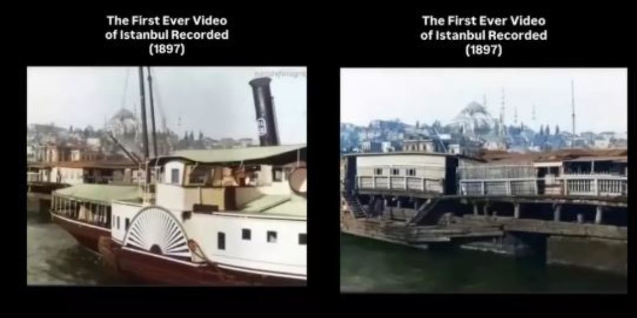 İstanbul’un ilk görüntüleri ortaya çıktı: Yüzyıllık kayıtlara ulaşıldı! İşte 1897'de İstanbul