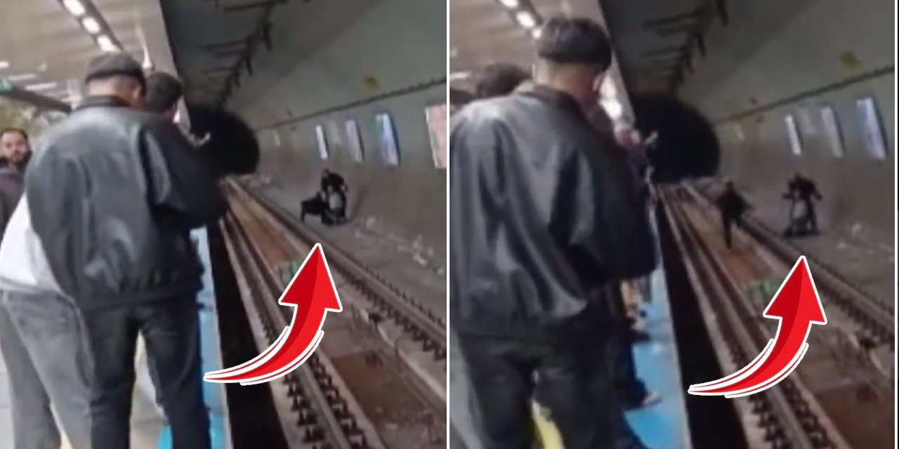Kadıköy metrosunda intihar girişimi: Dehşet anları anbean kaydedildi