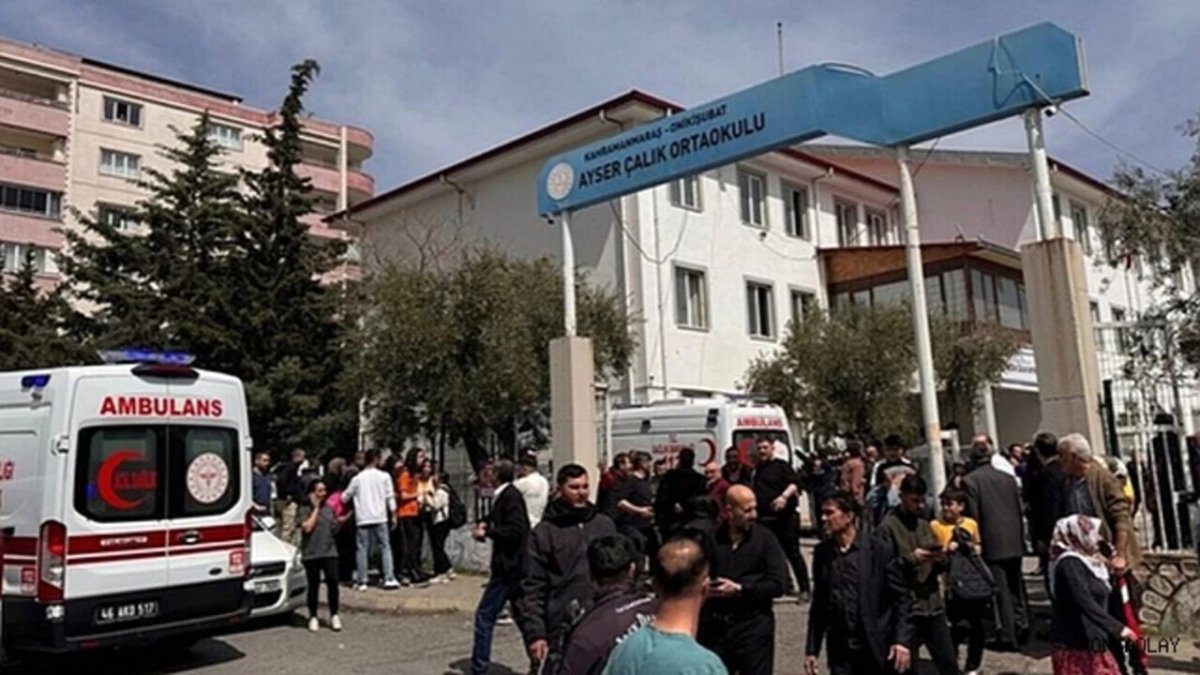 Kahramanmaraş’ta saldırının yaşandığı Ayser Çalık Ortaokulu kapanıyor