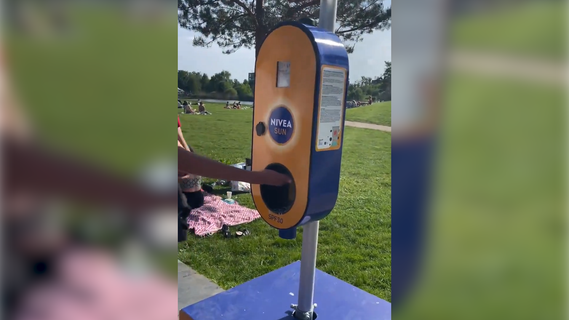 Parklarda güneş kremi ücretsiz!