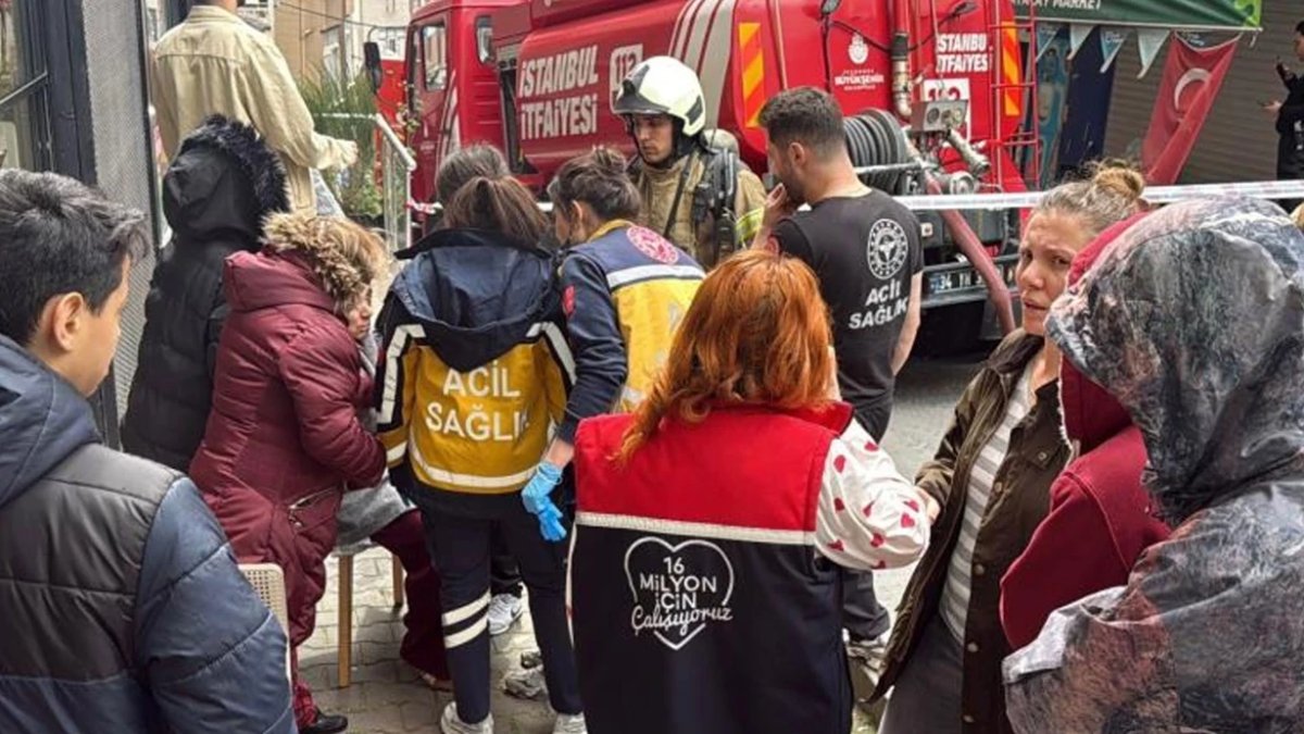 Şişli’de baca yangını paniğe yol açtı