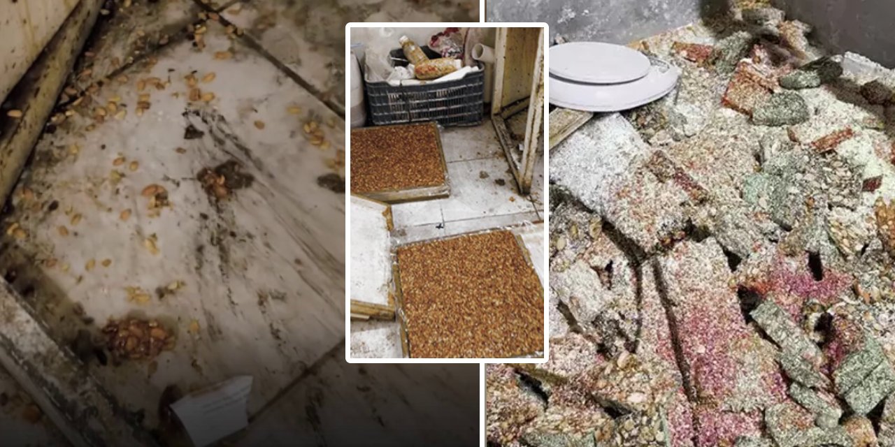 Kötü koku gerçeği ortaya çıkardı: Skandalın adresi Hatay! Pislik içinde lokum ve cezerye üretmişler