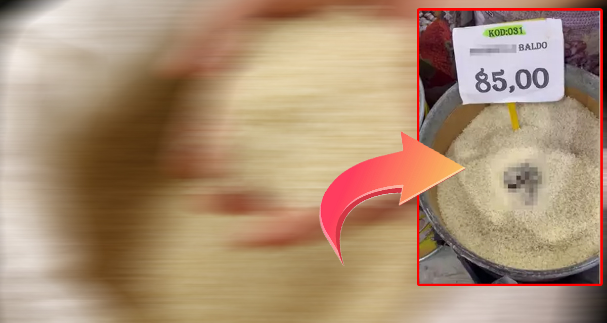 Markette satılan pirinç çuvalından kedi dışkısı çıktı