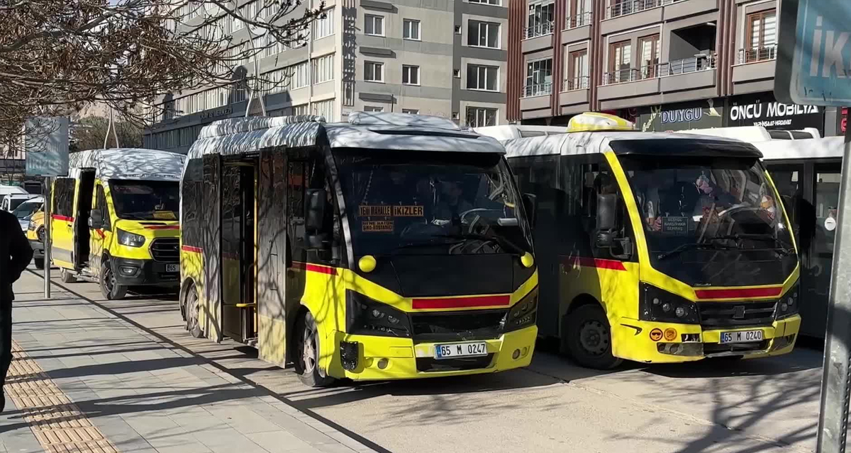 Van'da toplu ulaşıma yüzde 25 zam