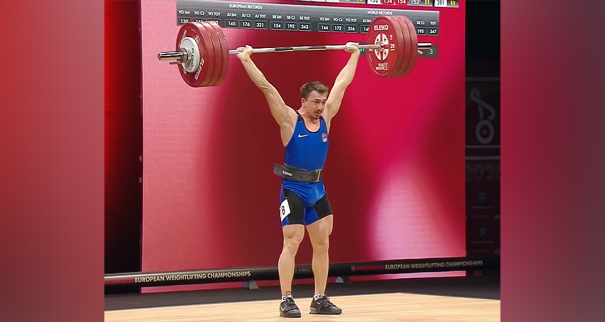 Milli sporcumuz Yusuf Fehmi Genç halterde Avrupa şampiyonu oldu