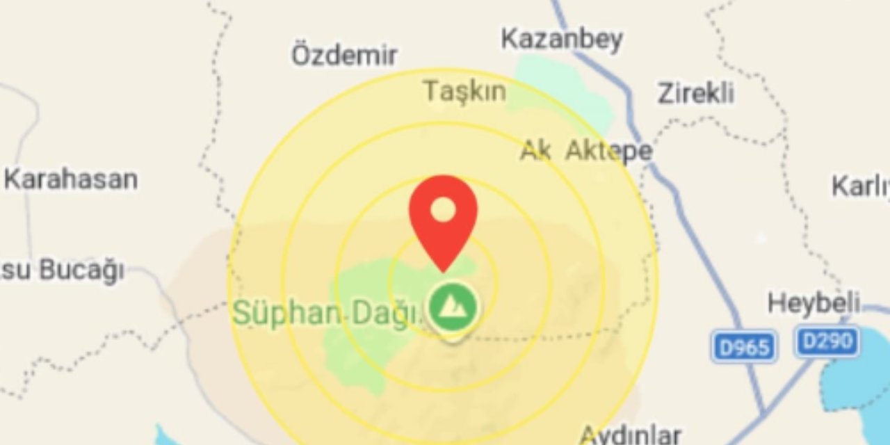 Patnos'ta 4.3'lük deprem