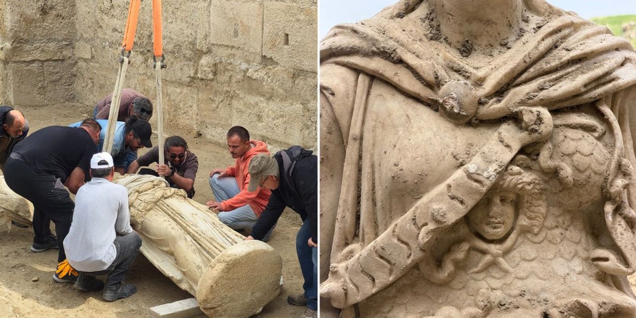 2 metrelik Athena heykeli bulundu: 2 bin yıllık sır ortaya çıktı