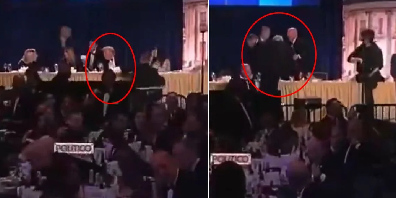 Aynı otelde 45 yıl sonra yeni saldırı: Trump apar topar salondan çıkarıldı