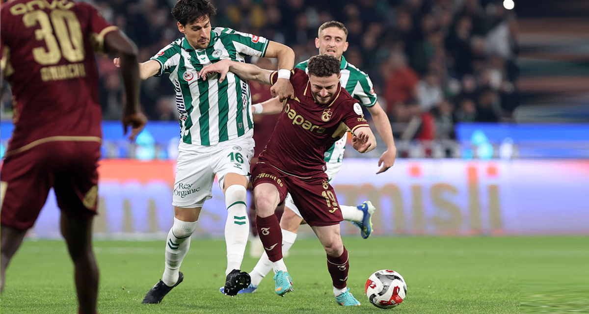 Konyaspor Trabzonspor'un yenilmezlik serisini bozdu