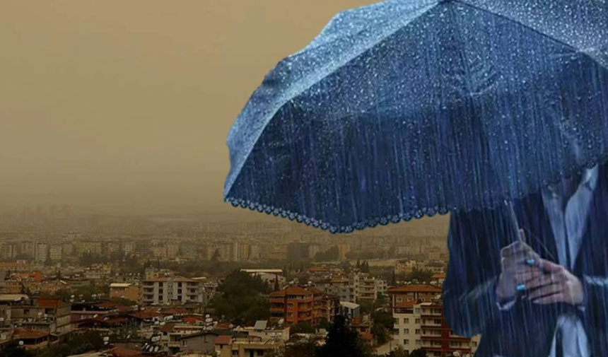 Meteoroloji o bölgeleri uyardı: Sağanak yağış ve toz taşınımına dikkat!