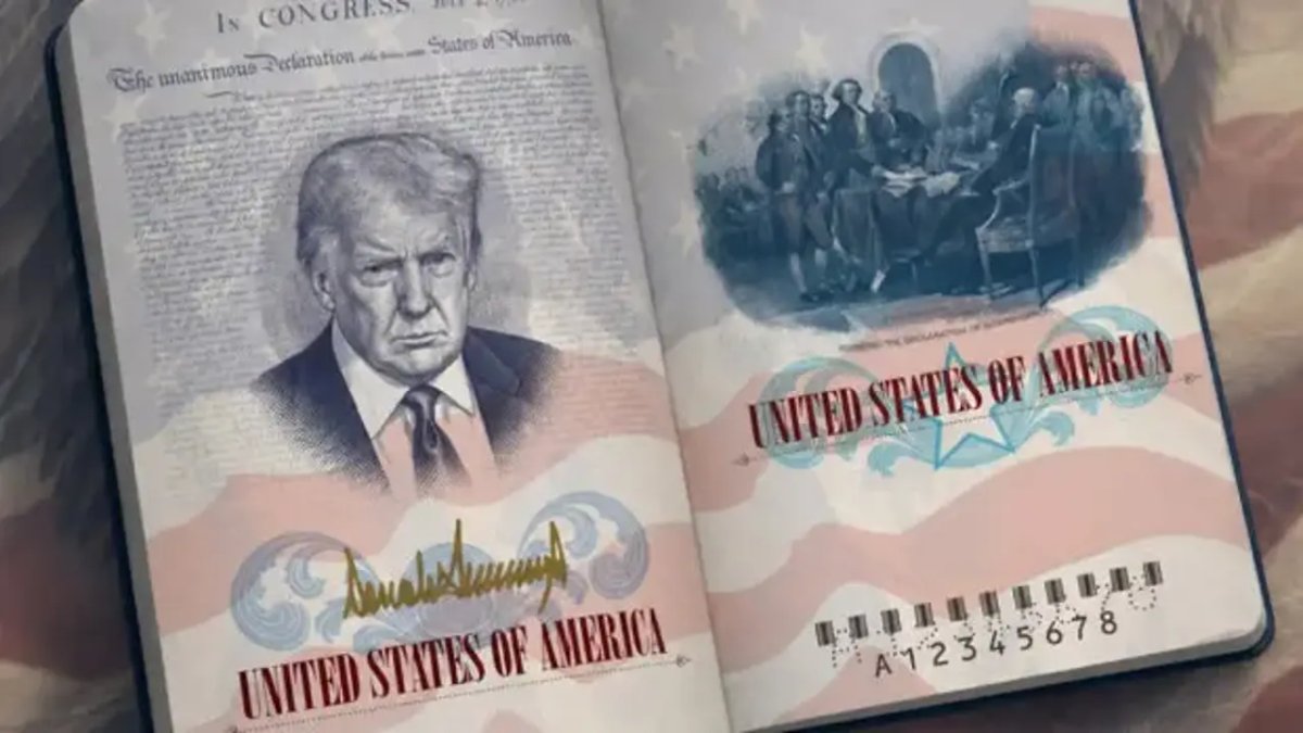 ABD pasaportlarında bir ilk: Trump’ın portresi yer alacak