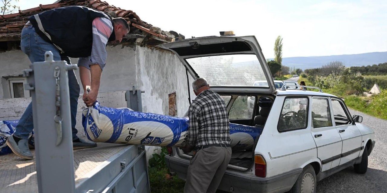 Manisa’da afetzede üreticilere sera desteği