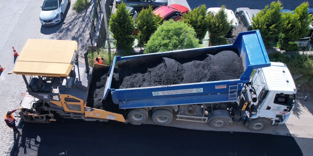 Manisa’da üniversite ve hastane yolunda yenileme çalışması