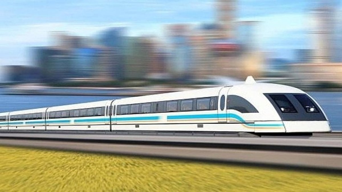 Tren değil adeta uçak: 45 dakikalık yol 7 dakikaya indi