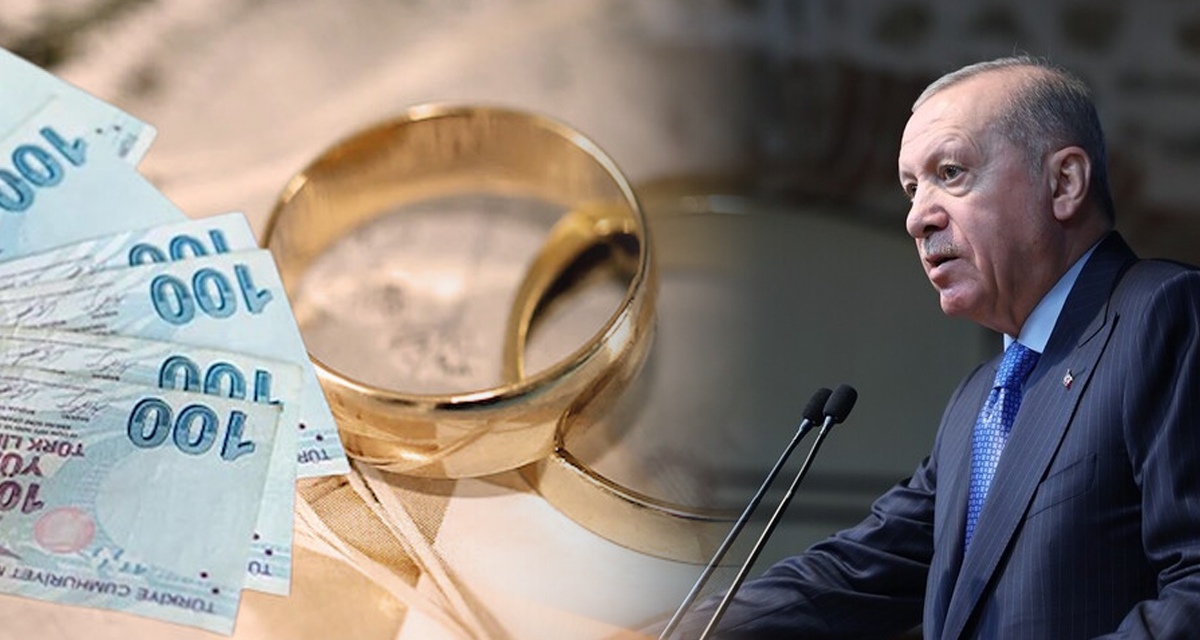 Erdoğan duyurdu! Evlilik kredisinin tamamı hibe edilecek
