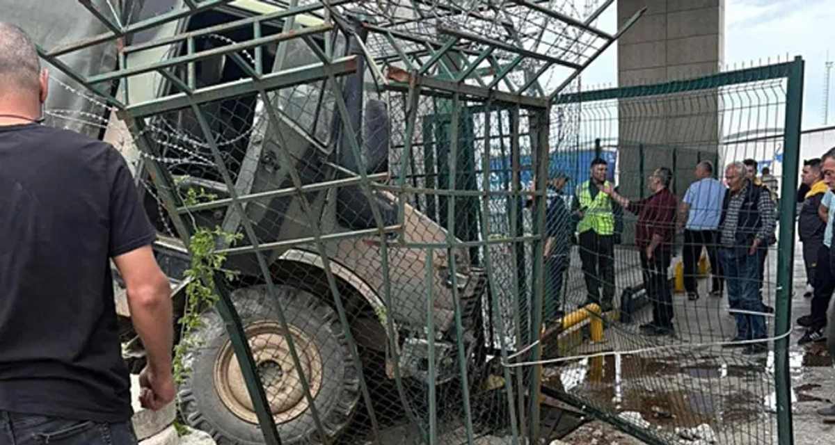Hamzabeyli Sınır Kapısı'nda askeri araç kaza yaptı: 2 asker yaralandı