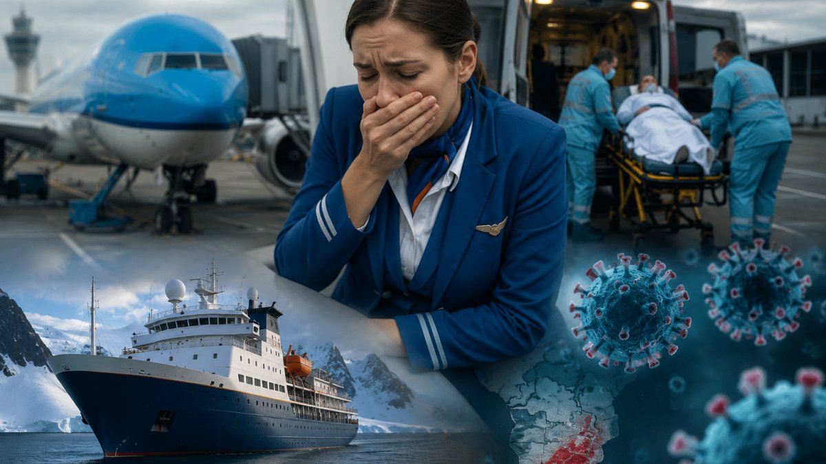 Hantavirüs alarmı büyüyor: Ölen kadınla temas eden KLM kabin memuru hastaneye kaldırıldı