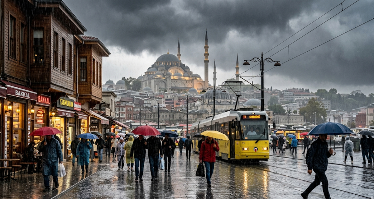 Meteoroloji Genel Müdürlüğü uyardı: İstanbul'u sağanak yağış esir alacak