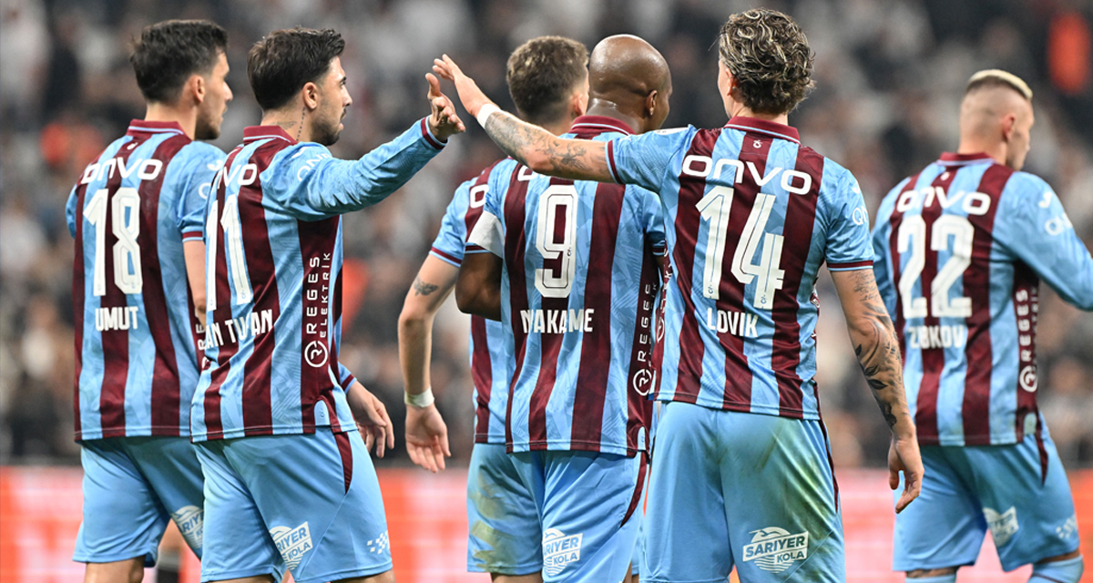 Trabzonspor Beşiktaş derbisinden zaferle ayrıldı