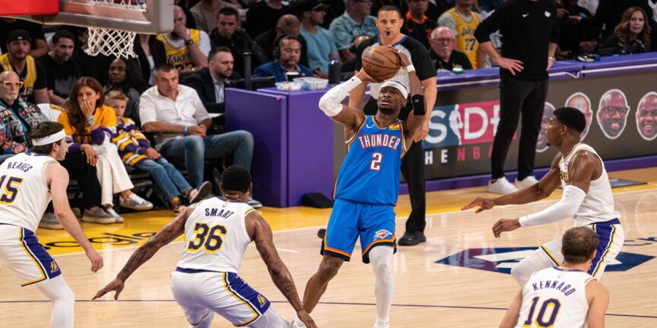 Thunder, Lakers'a yine şans tanımadı