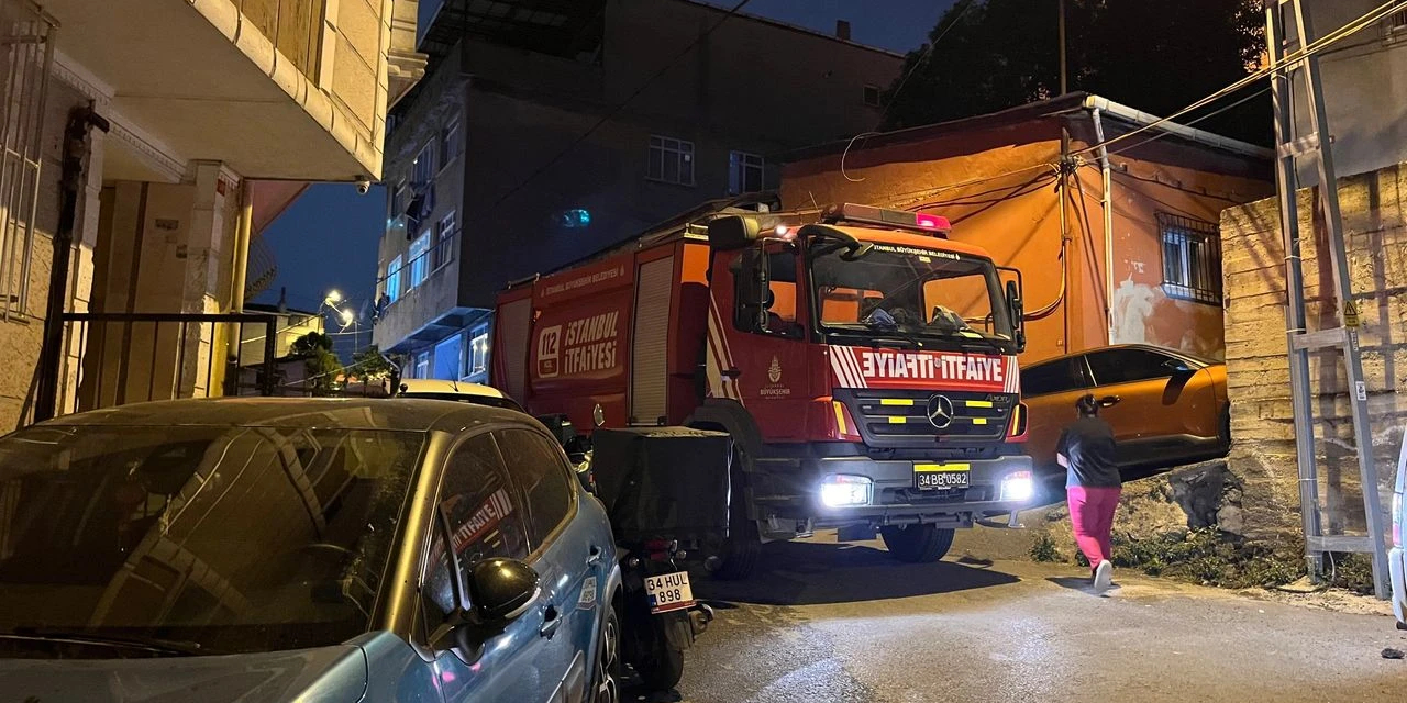 Eyüpsultan’da bodrum katta çıkan yangında 2’si çocuk 4 kişi yaralandı