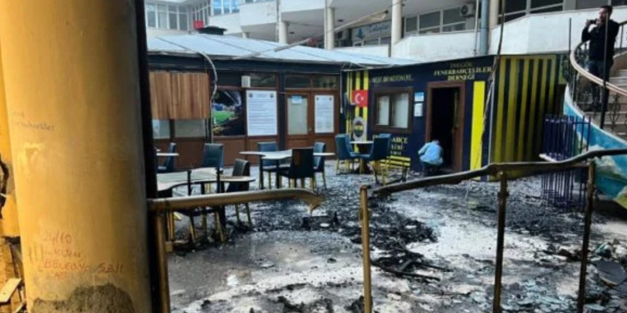 Fenerbahçeliler derneğinde yangın: İfadesinde "sevmiyorum diye yaktım" dedi