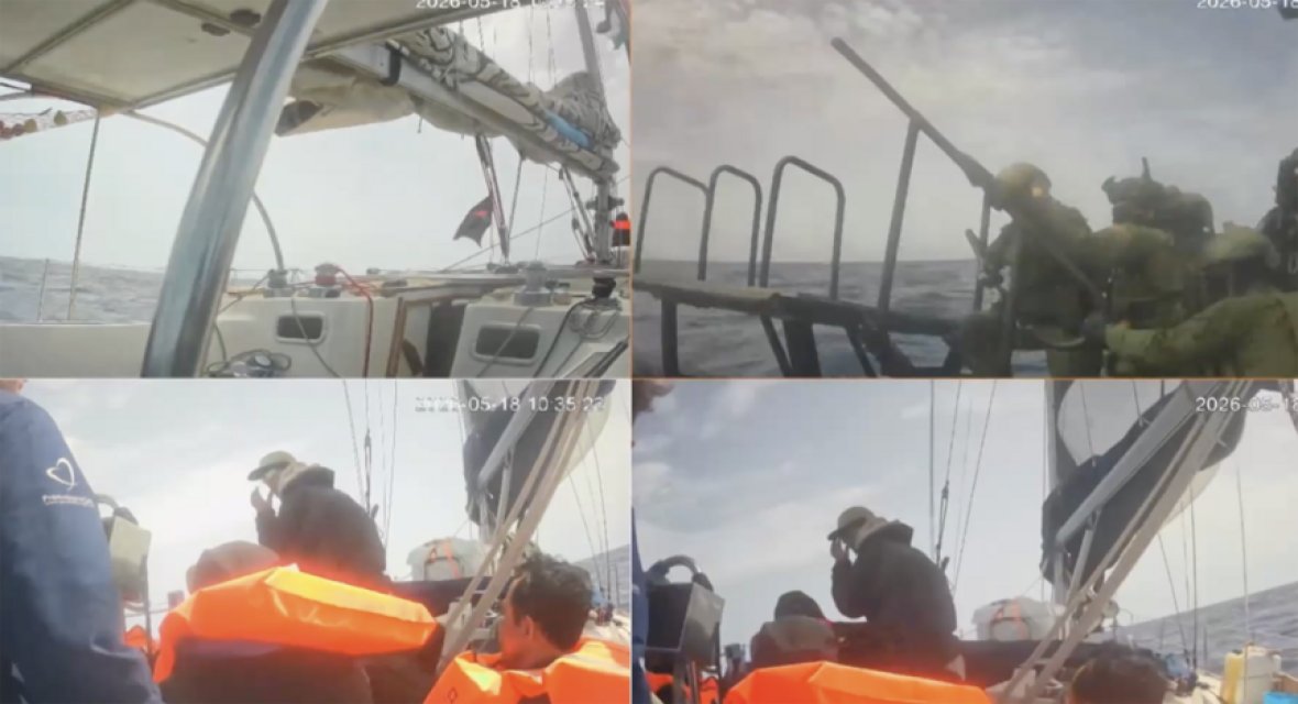 Sumud Filosu'ndan dünyaya çağrı: İsrail müdahalesine rağmen Gazze'ye ilerliyoruz