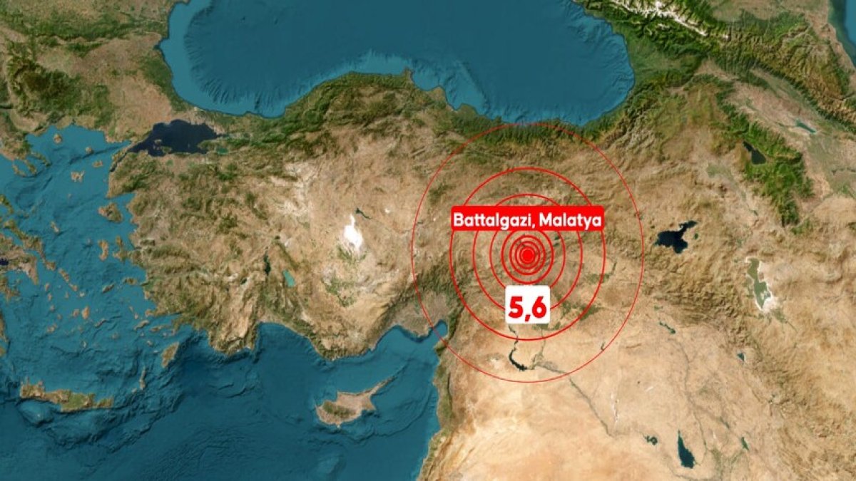 Malatya'da şiddetli deprem