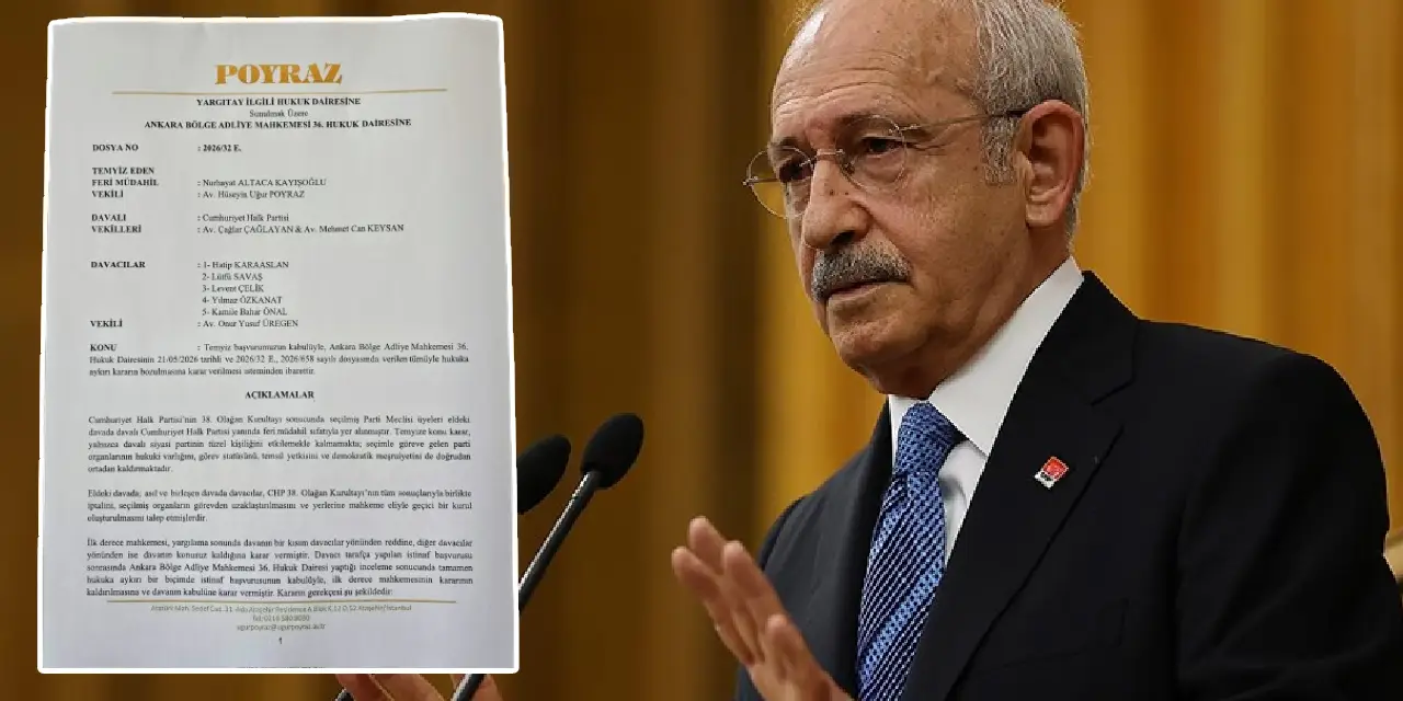Kılıçdaroğlu’nun avukat kararına karşı rest: CHP Parti Meclis'i adına Yargıtay yolunda