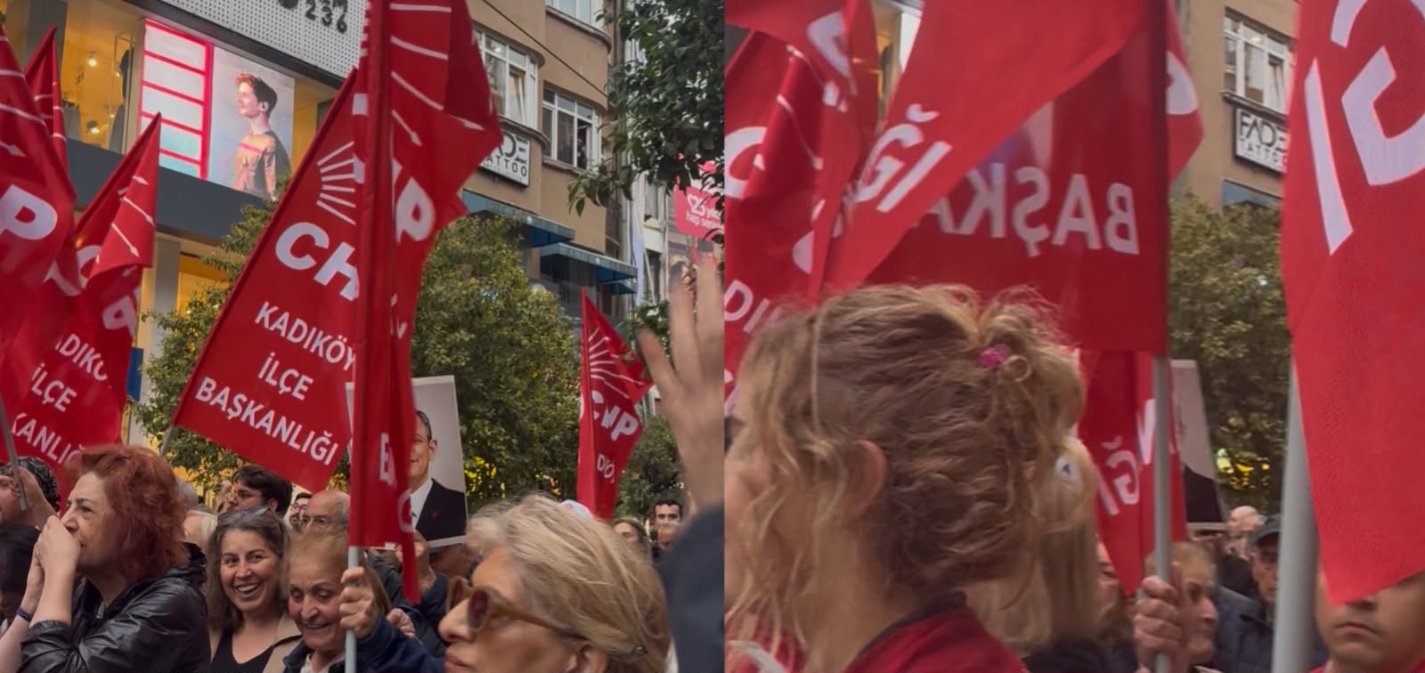 CHP Genel Merkezi’ne polis müdahalesi sonrası İstanbul’da protestolar: Özgür CHP, Özgür Türkiye
