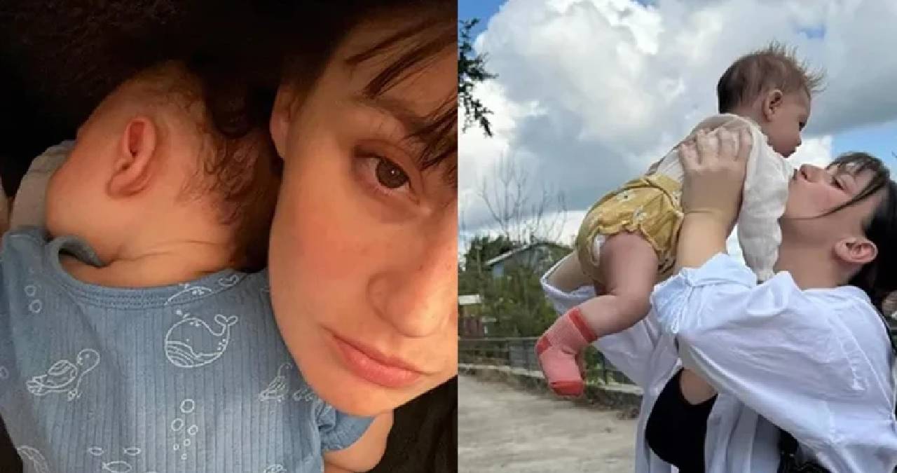 Gizem Karaca’dan iç ısıtan paylaşım: Kızı Yaz’ın o kareleri beğeni topladı
