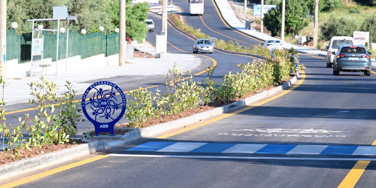 Aydın Akbük Mahallesi’nde yol ve kaldırım çalışmaları tamamlandı
