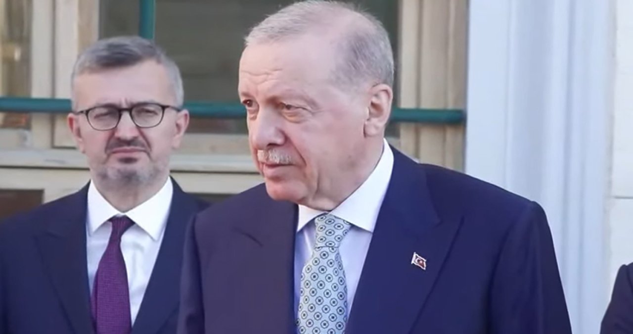 Erdoğan bayram namazı çıkışı konuştu