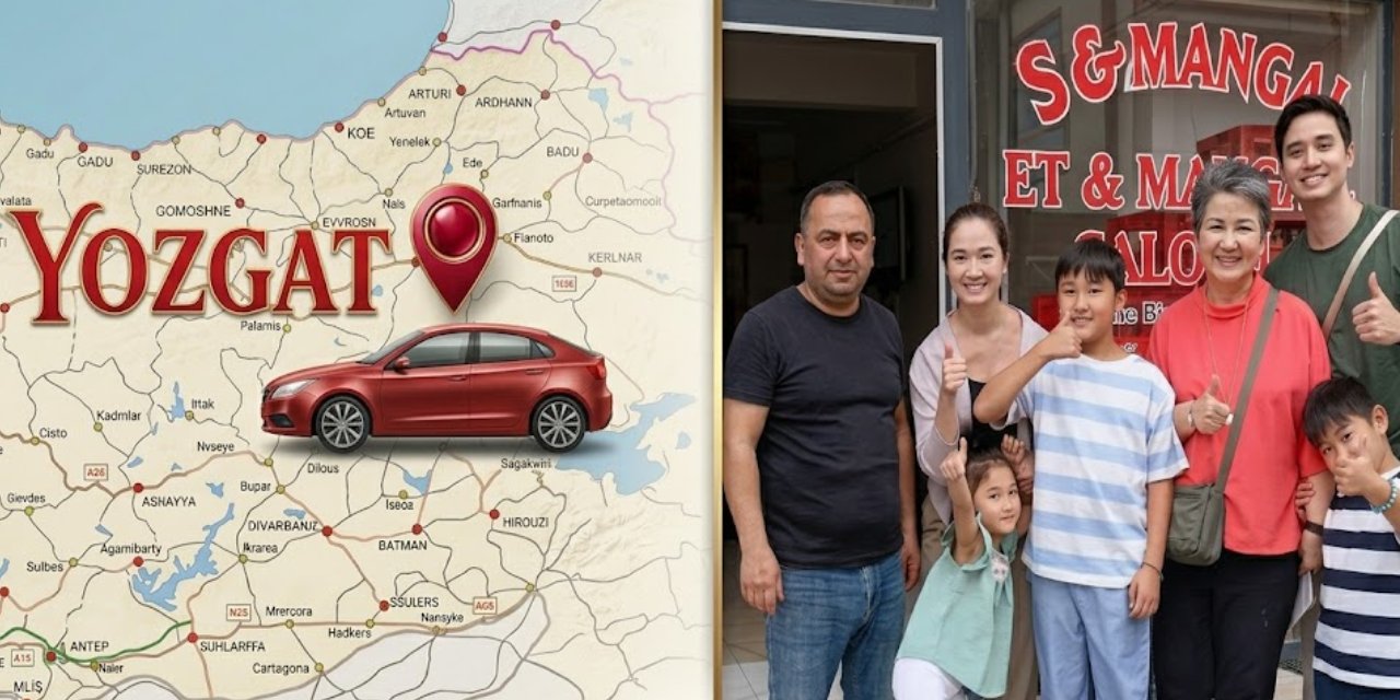 Haritadan beğendiler, 9 bin km yol gelip Yozgat’a hayran kaldılar