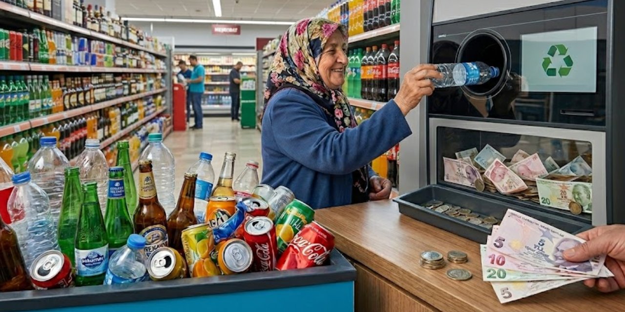 Türkiye genelinde 2 gün sonra başlıyor! Boş şişe ve kutular artık paraya dönüşecek